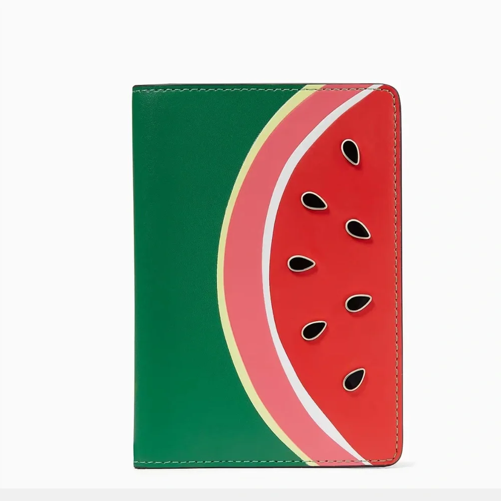 Kate Spade Watermelon Passport Holder NWT